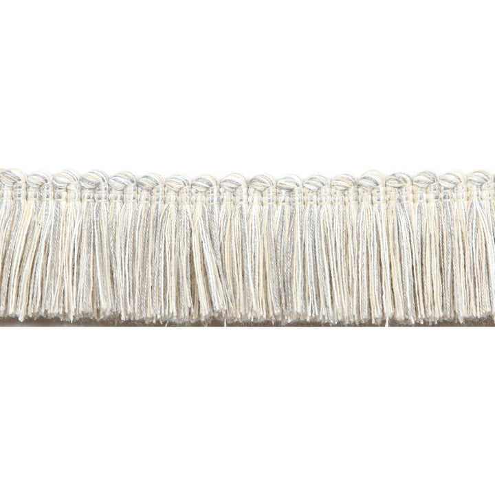 Pergola Brushed Fringe Gray by Europatex Designer Fabric Pergola 100% Solution Dyed Acrylic 1.50 inches - Swanky Fabrics -