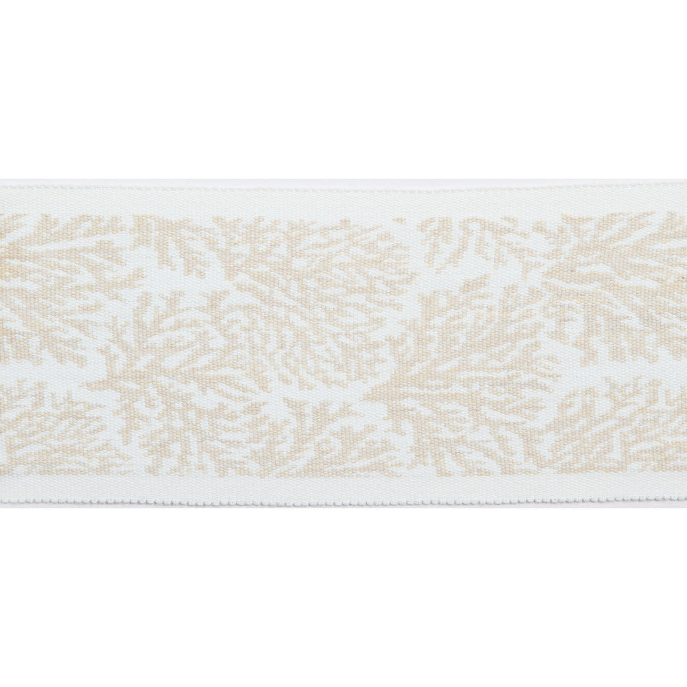 Pergola Coral Tape Nougat by Europatex Designer Fabric Pergola 100% Solution Dyed Acrylic 3.25 inches - Swanky Fabrics -