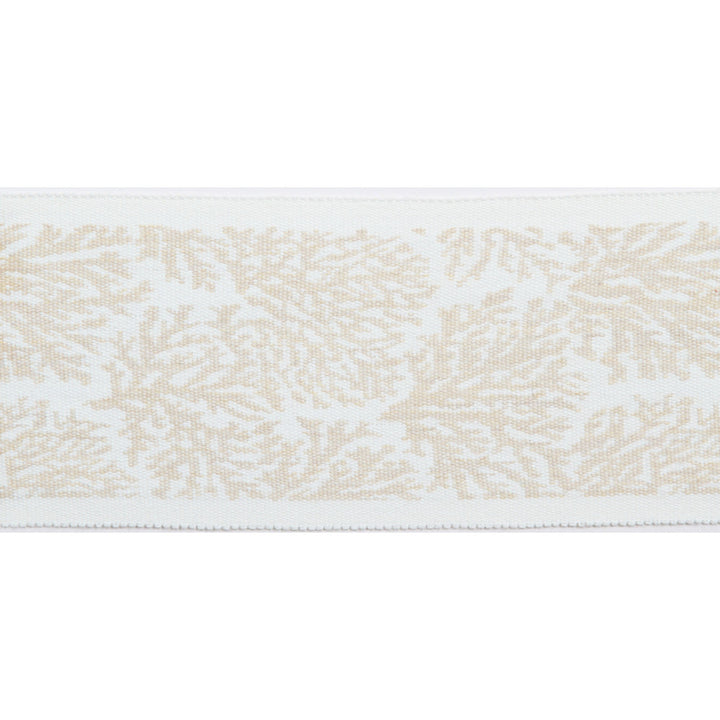 Pergola Coral Tape Nougat by Europatex Designer Fabric Pergola 100% Solution Dyed Acrylic 3.25 inches - Swanky Fabrics -