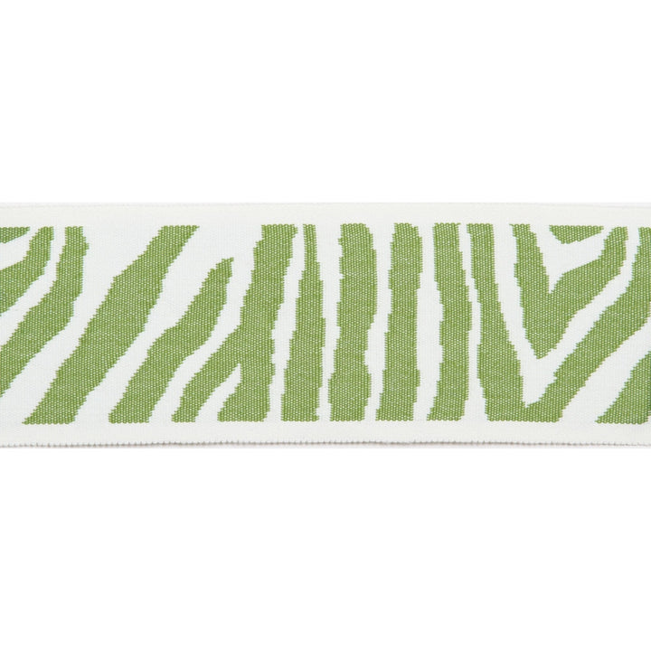 Pergola Zebra Tape Lime by Europatex Designer Fabric Pergola 100% Solution Dyed Acrylic 3.25 inches - Swanky Fabrics -