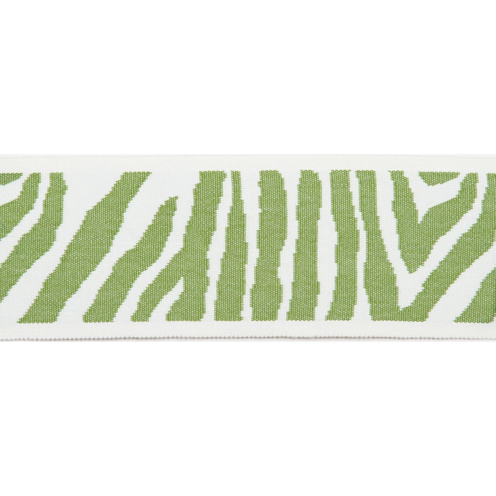 Pergola Zebra Tape Lime by Europatex Designer Fabric Pergola 100% Solution Dyed Acrylic 3.25 inches - Swanky Fabrics -
