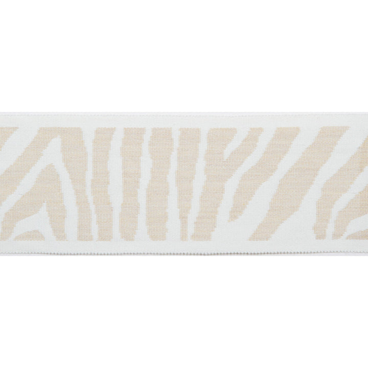 Pergola Zebra Tape Nougat by Europatex Designer Fabric Pergola 100% Solution Dyed Acrylic 3.25 inches - Swanky Fabrics -