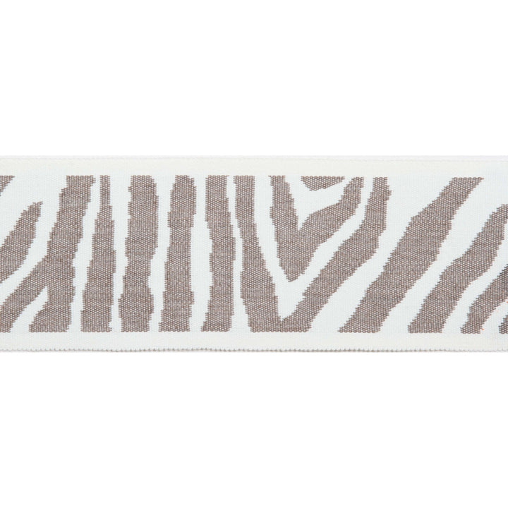 Pergola Zebra Tape Sand by Europatex Designer Fabric Pergola 100% Solution Dyed Acrylic 3.25 inches - Swanky Fabrics -