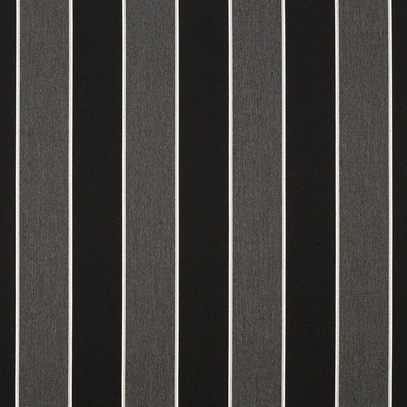 56075 Peyton Granite by Sunbrella Designer Fabric Cushion Furniture Drapery Fabrics > Sunbrella Stripes 100% Acrylic USA or Imported 6.81" 54" - Swanky Fabrics -