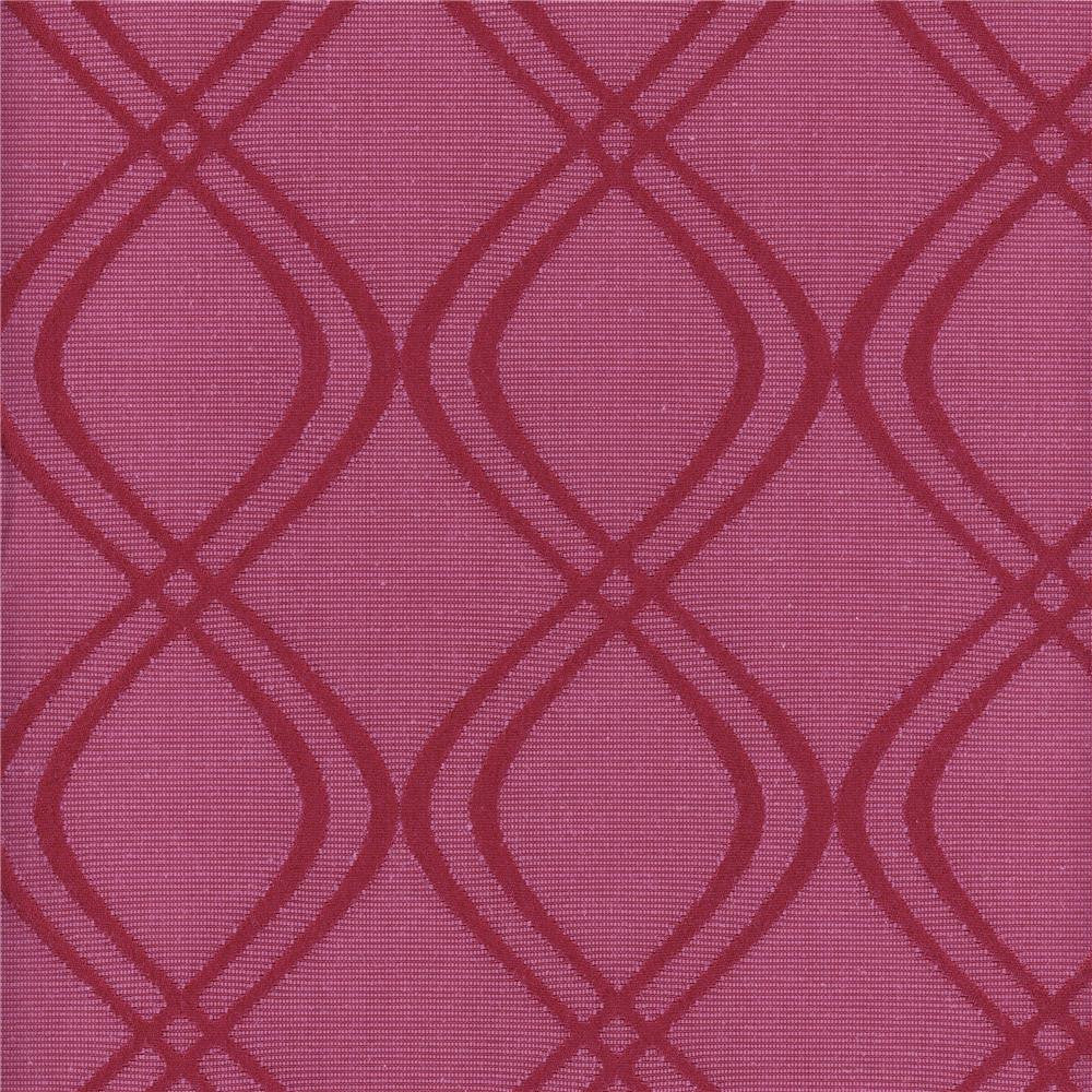 Prato Fuchsia by Heritage Designer Fabric - 83% Polyester/12% Cotton/5% Rayon USA or Imported Horizontal: 17" and Vertical: 51.75" - Swanky Fabrics -
