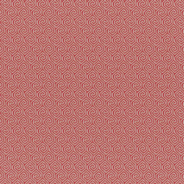 Quintero # 510 Coral by Maxwell Designer Fabric Colorguard-Nectar 83% POLYESTER/17% COTTON INDIA V-2" H-1.3" 55.5" - Swanky Fabrics -