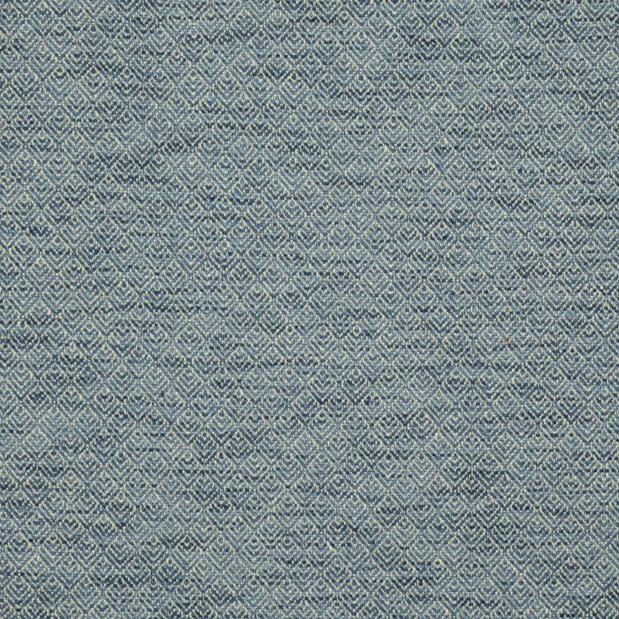Queenswood # 610 Denim by Maxwell Designer Fabric Performance Wovens-Vol. Vii Bluejay 82% POLYESTER
18% COTTON INDIA V-1" H-0.9" 54" - Swanky Fabrics -