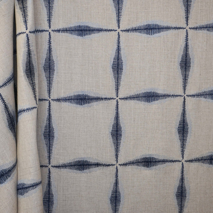 Quadrant 69Sj102 by JF Designer Fabric JF Studio 81% Linen, 16% Viscose, 3% Polyester India Horizontal: 6.375 and Vertical: 6.375 54 - Swanky Fabrics -
