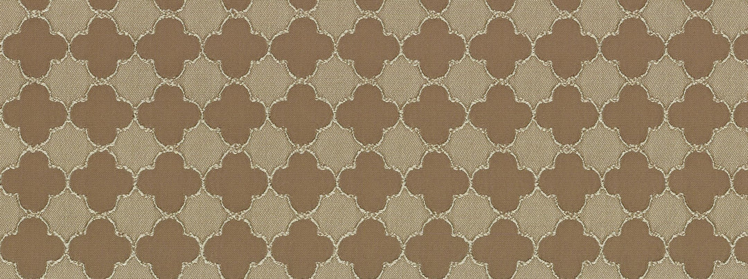 Quatrefoil 199 Latte by Covington Designer Fabric