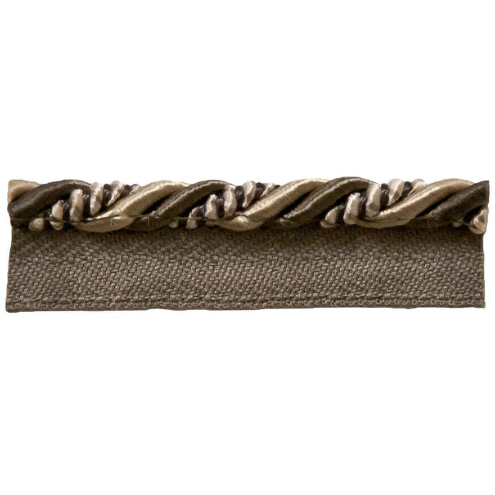 Quay 3 Mushroom by Stout Designer Trim AMBIANCE TRIM 57%COT 37%SVI 6%POL CHINA </p><p>Repeat: 0 0.13 in - Swanky Fabrics -