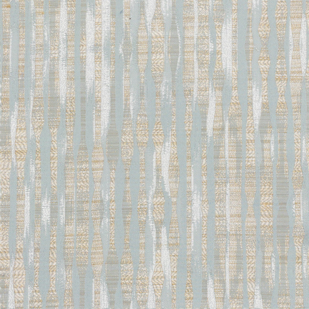 Quebec 2 Teal by Stout Designer Fabric COLOR MY WINDOW AQUA/HARBOR 100%POL INDIA Horizontal: 9.250 and Vertical: 7.875 54 in - Swanky Fabrics -