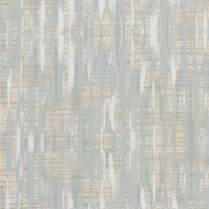 Quebec 2 Teal by Stout Designer Fabric COLOR MY WINDOW AQUA/HARBOR 100%POL INDIA Horizontal: 9.250 and Vertical: 7.875 54 in - Swanky Fabrics -