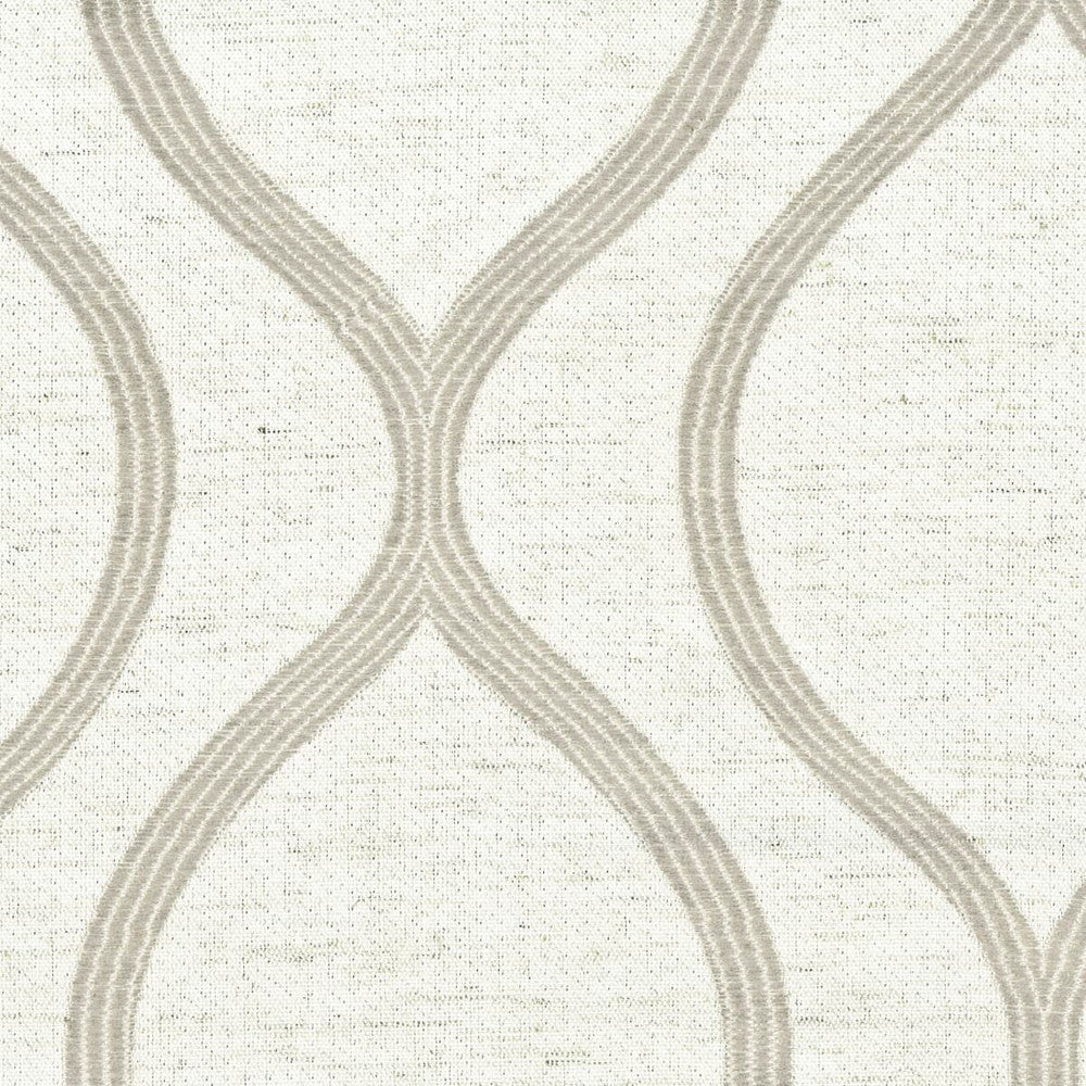 Quirk 1 Dove by Stout Designer Fabric COLOR MY WINDOW GREY/CINDER 100%POL CHINA Horizontal: 7.5 and Vertical: 7 56 in - Swanky Fabrics -