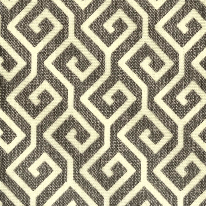 Quote 1 Charcoal by Stout Designer Fabric Compliments 100% Cotton TURKMENISTAN FLAME RETARDANT-U.F.A.C. CLASS 1 (OR A) FLAME RETARDANT-N.F.P.A. 260A CLASS 1 CATB 117-2013 Horizontal: 1.625 and Vertical: 1.625 54 in - Swanky Fabrics -