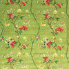 Peony & Blossom Apple Green/Brick by G P & J Baker Designer Fabric