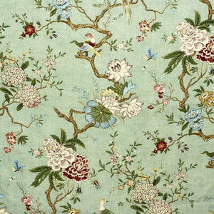 Oriental Bird Eau De Nil by G P & J Baker Designer Fabric
