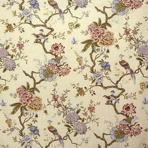 Oriental Bird Stone by G P & J Baker Designer Fabric