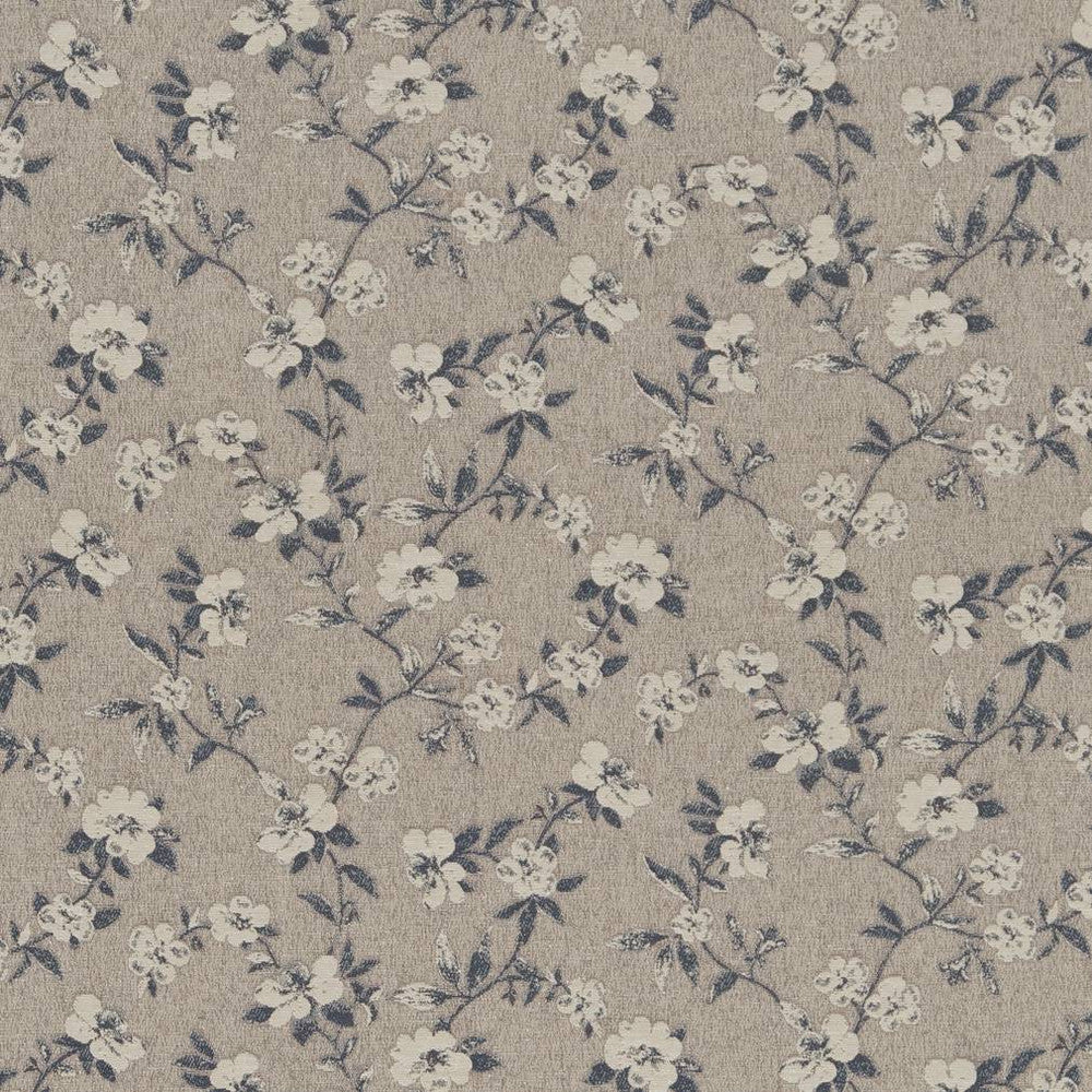 R344 Cobalt Floral by Charlotte Designer Fabric Ringpage 12b 50% Polyester, 30% Cotton, 20% Acrylic Spain Exceeds 60,000 Wyzenbeek Rubs (Heavy Duty) </p><p>Repeat: Horizontal: 14" x Vertical: 6.5" 54 Inches - Swanky Fabrics -