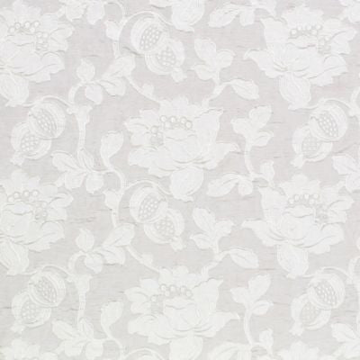 Granada Ivory R4REM00001 by Fonthill Designer Fabric 14% VISCOSE, 29% POLYESTER, 57% LINEN INDIA LIGHT DUTY Horizontal: 15" and Vertical: 25.5" 53 - Swanky Fabrics -