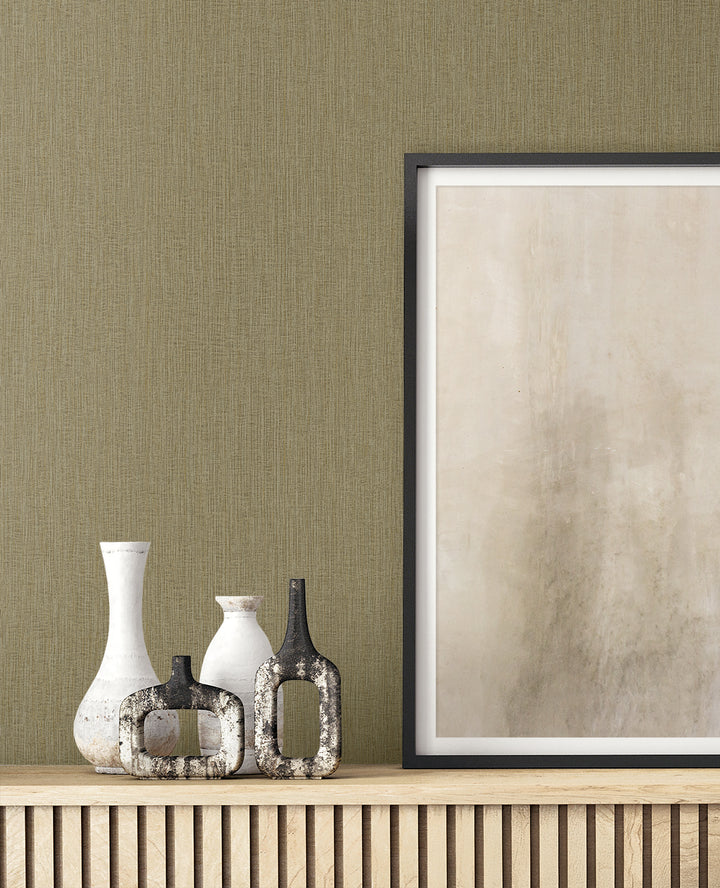 Natural Tether Burlap RA41515 by Seabrook Designs Designer Wallpaper
