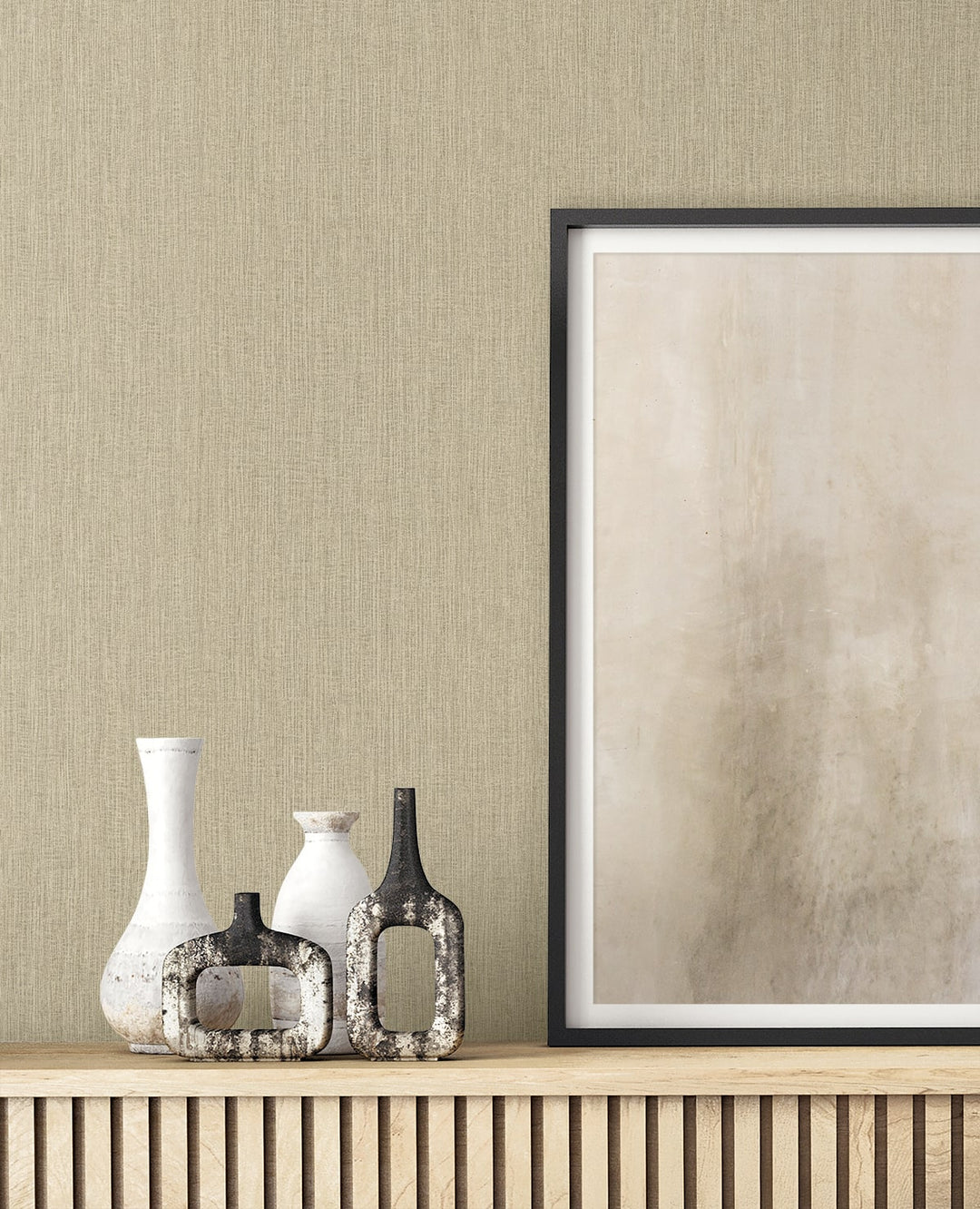Natural Tether Beige RA41528 by Seabrook Designs Designer Wallpaper