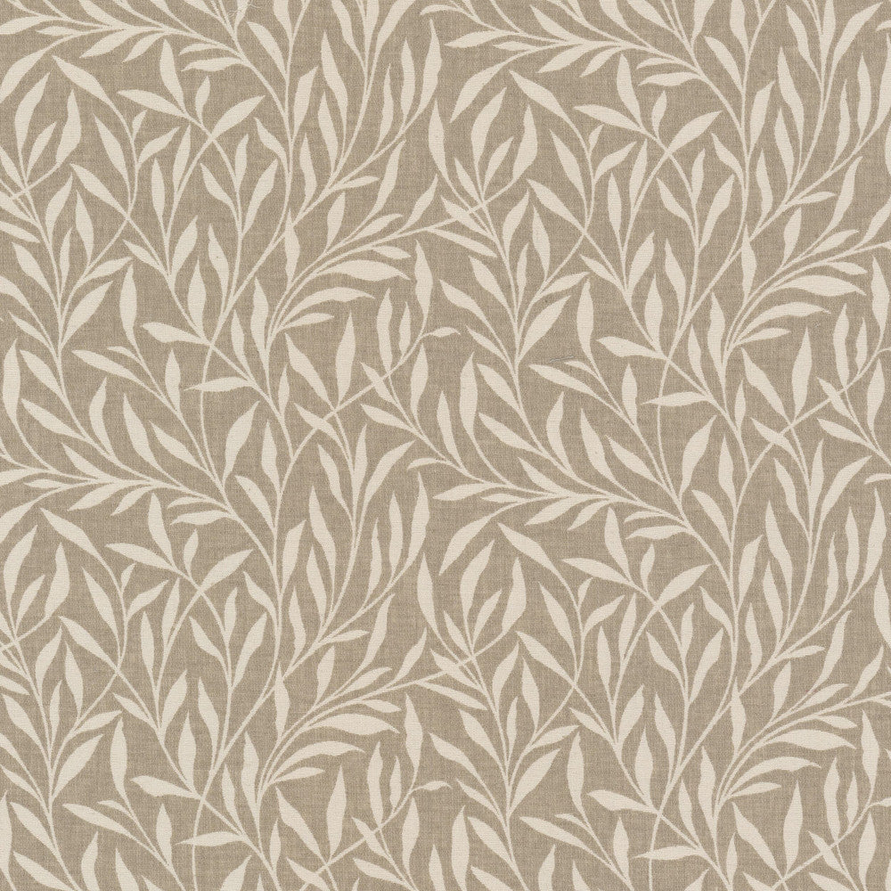 Ragtime 1 Taupe by Stout Designer Fabric RAINBOW LIBRARY ALMOND/GRANITE 70%SVI 30%LIN INDIA Horizontal: 9.250 and Vertical: 8.625 55 in - Swanky Fabrics -