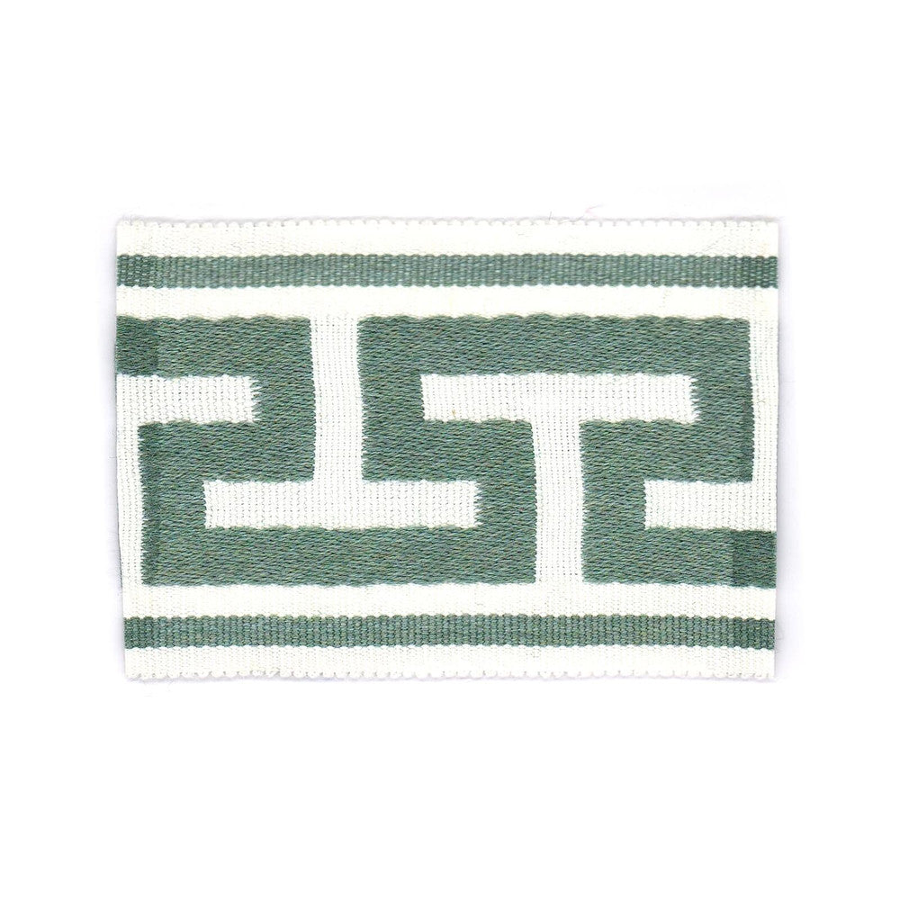 Railroad Tape 3 Lagoon by Stout Trim Stout Trim Railroad Tape 3 LagoonTrim BEACH GROVE TRIM 100%SDA CHINA </p><p>Repeat: H: 2.500, V: 0.000 2.75 in - Fabric Carolina -