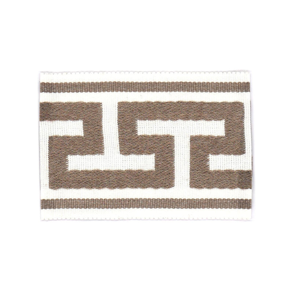 Railroad Tape 8 Sandstone by Stout Trim Stout Trim Railroad Tape 8 SandstoneTrim BEACH GROVE TRIM 100%SDA CHINA </p><p>Repeat: H: 2.500, V: 0.000 2.75 in - Fabric Carolina -