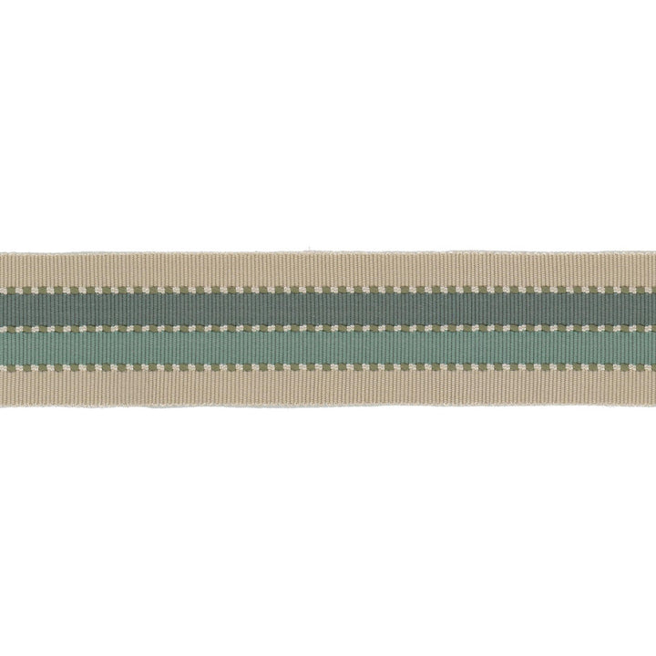 Ramada Tape 7 Seaglass by Stout Trim Stout Trim Ramada Tape 7 SeaglassTrim NEW TRADITIONS TRIM 95%SVI 5%COT CHINA </p><p>Repeat: H: 0.000, V: 0.000 2 in - Fabric Carolina -