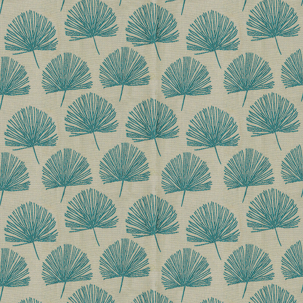 Sandrine 34 Turquoise by ABBEYSHEA Designer Fabric N/A 100% Polyester China 100,000 Double Rubs </p><p>Repeat: Horizontal: and Vertical: 56" (142 cm) - Swanky Fabrics -