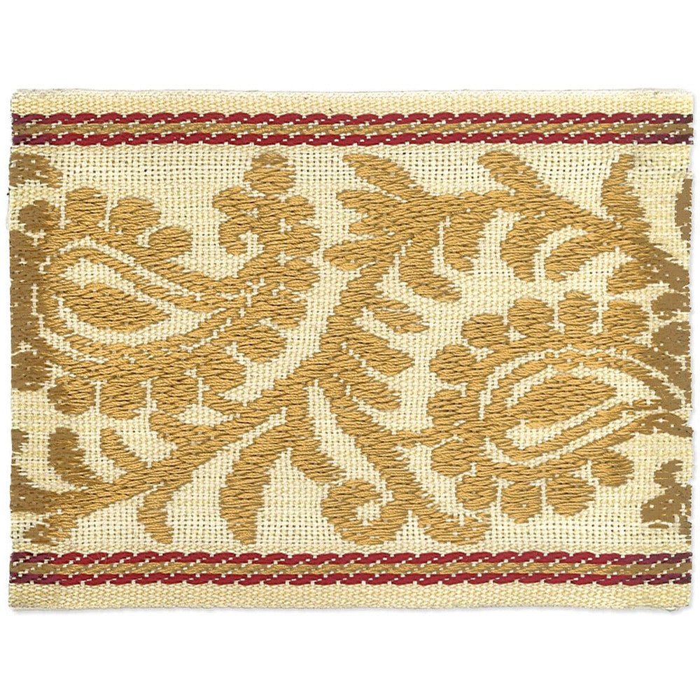 Recite 3 Honey by Stout Designer Trim HARMONY TRIM 58%POL 42%SVI CHINA Horizontal: 0 and Vertical: 0 3 in - Swanky Fabrics -