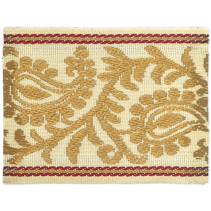 Recite 3 Honey by Stout Designer Trim Harmony Trim 58% Polyester 42% Spun Viscose CHINA Horizontal: 0 and Vertical: 0 3 in - Swanky Fabrics -
