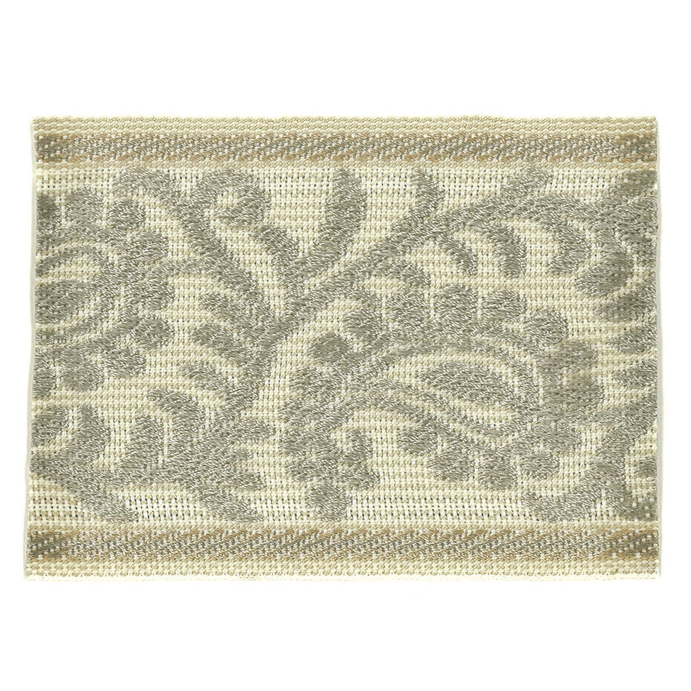 Recite 4 Dove by Stout Designer Trim HARMONY TRIM 58%POL 42%SVI CHINA FLAME RETARDANT-CA BULLETIN 117-SECTION E FLAME RETARDANT-N.F.P.A. 260A CLASS 1 WYZENBEEK 50 000 DOUBLE RUB WEAR TEST (HEAVY DUTY) Horizontal: 0.000 and Vertical: 0.000 3 in - Swanky Fabrics -
