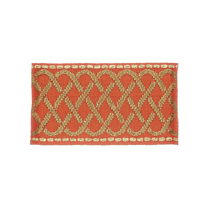 Recreation 1 Autumn by Stout Trim Stout Trim Recreation 1 AutumnTrim METROPOLITAN TRIM CHINA </p><p>Repeat: H: 0.625, V: 0.000 2 in - Fabric Carolina -