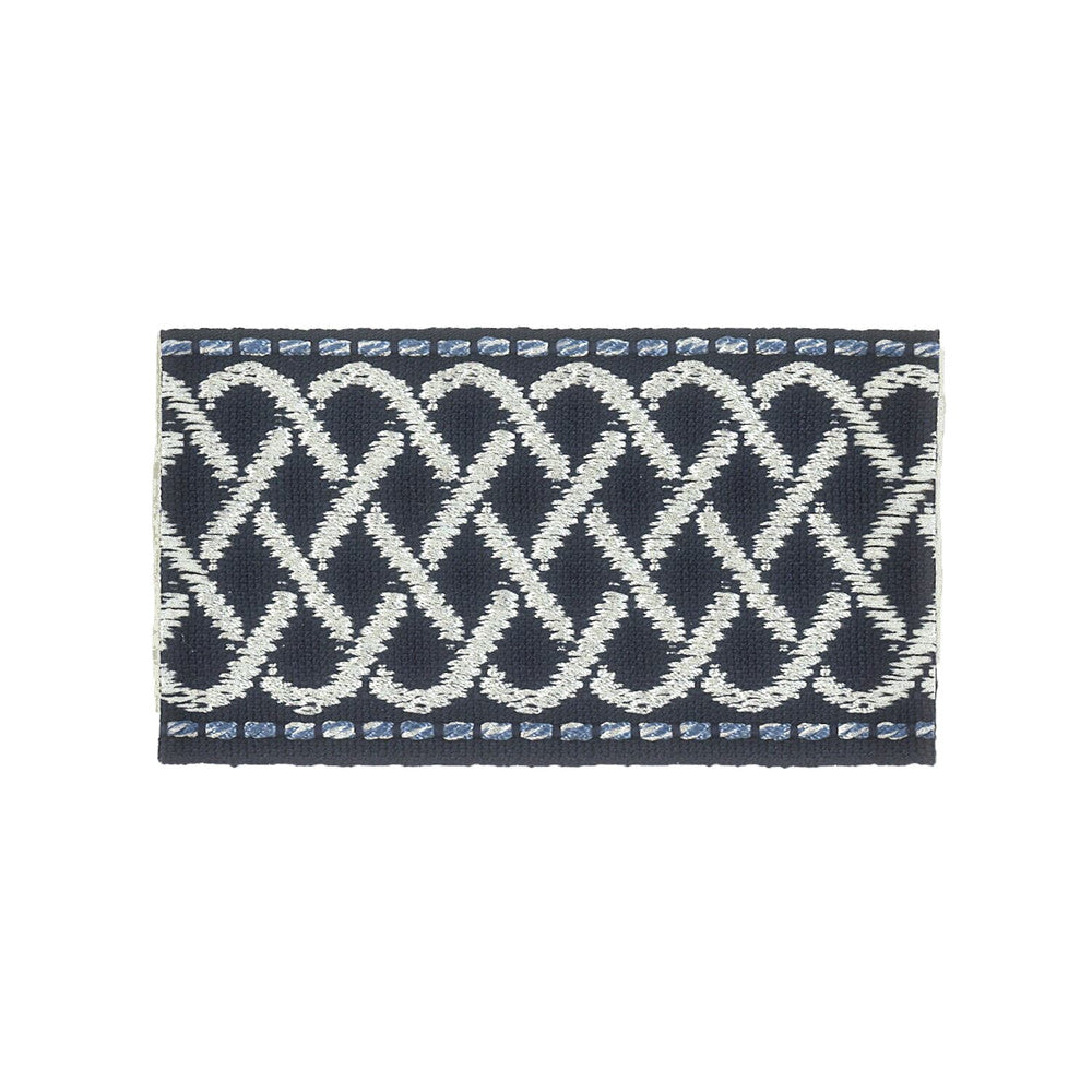 Recreation 3 Denim by Stout Designer Trim METROPOLITAN TRIM 53%POL 47%SVI CHINA WYZENBEEK 40 000 DOUBLE RUB WEAR TEST (HEAVY DUTY) Horizontal: 0.625 and Vertical: 0.000 2 in - Swanky Fabrics -