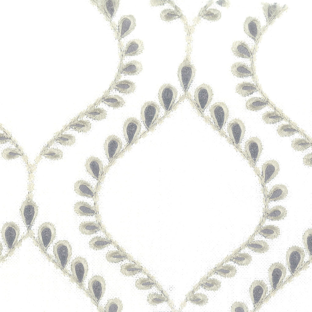 Regina 2 Slate by Stout Designer Fabric COMFORTABLE LIVING PLATINUM/SLATE 100%POL %PEMB INDIA PERFORMANCE RATED FABRIC FLAME RETARDANT-U.F.A.C. CLASS 1 FLAME RETARDANT-N.F.P.A. 260A CLASS 1 CATB 117-2013 MARTINDALE WEAR TEST (50 000 CIRCULAR RUBS) Horizontal: 6.500 and Vertical: 6.000 52 in - Swanky Fabrics -
