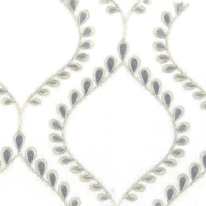 Regina 2 Slate by Stout Designer Fabric COMFORTABLE LIVING PLATINUM/SLATE 100%POL %PEMB INDIA PERFORMANCE RATED FABRIC FLAME RETARDANT-U.F.A.C. CLASS 1 FLAME RETARDANT-N.F.P.A. 260A CLASS 1 CATB 117-2013 MARTINDALE WEAR TEST (50 000 CIRCULAR RUBS) Horizontal: 6.500 and Vertical: 6.000 52 in - Swanky Fabrics -