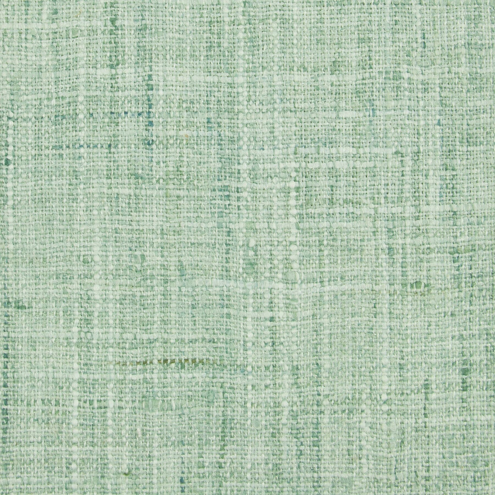 Renzo 20 Aqua by Stout Designer Fabric Linen Looks 100% Polyester INDIA FLAME RETARDANT-U.F.A.C. CLASS 1 (OR A) CATB 117-2013 WYZENBEEK 12 000 DOUBLE RUB WEAR TEST (MEDIUM DUTY) Horizontal: 0 and Vertical: 0 54 in - Swanky Fabrics -