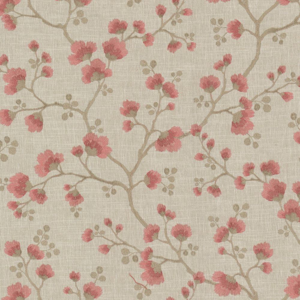 Respect 1 Watermelon by Stout Designer Fabric RAINBOW LIBRARY GINGER/POPPY 58%COT 42%POL %REMB INDIA Horizontal: 25.000 and Vertical: 18.500 50 in - Swanky Fabrics -