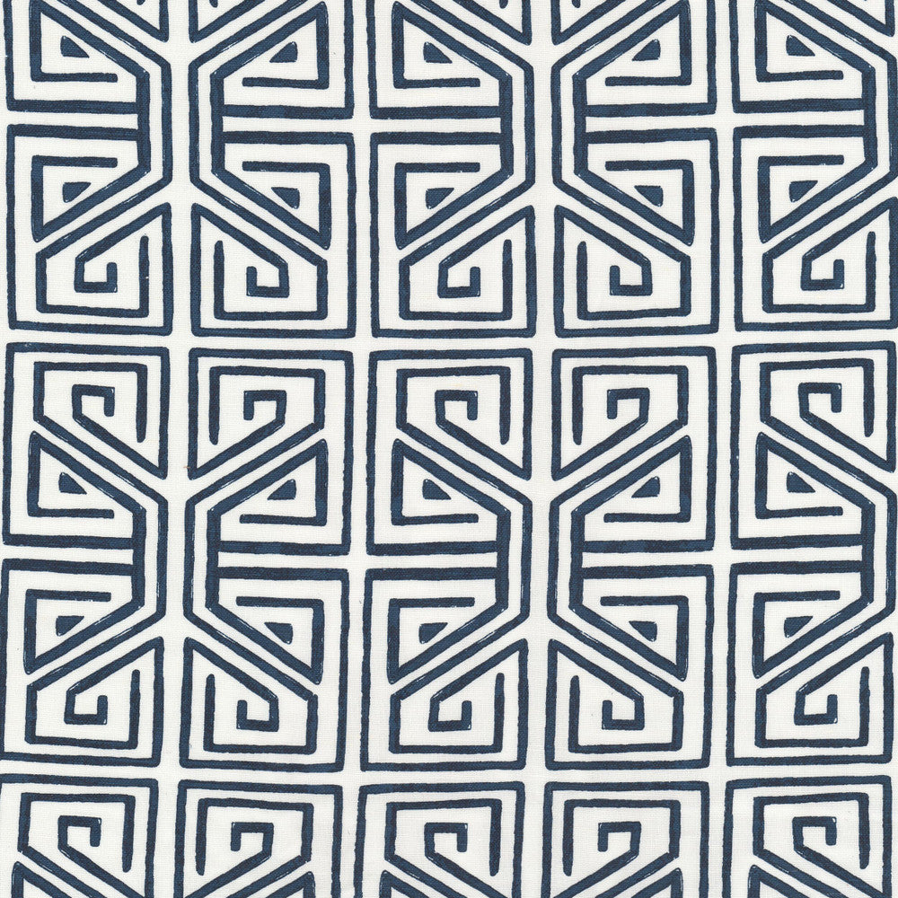 Revelry 1 Navy by Stout Designer Fabric RAINBOW LIBRARY CADET/INDIGO 58%LIN 42%COT INDIA Horizontal: 6.250 and Vertical: 7.625 54 in - Swanky Fabrics -