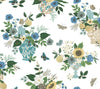 Flower Studies Blue Wallpaper by Rifle Paper Co. Designer