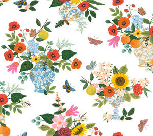 Flower Studies Bright Wallpaper by Rifle Paper Co. Designer