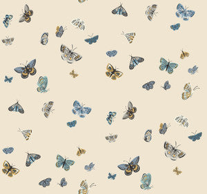 Butterfly House Linen Wallpaper by Rifle Paper Co. Designer