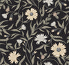 Aster Black Wallpaper by Rifle Paper Co. Designer