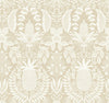 Pineapple Damask Linen Wallpaper by Rifle Paper Co. Designer