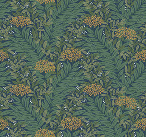 Highgrove Navy Wallpaper by Rifle Paper Co. Designer