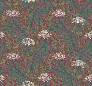Highgrove Burgundy Wallpaper by Rifle Paper Co. Designer