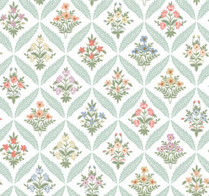 Estee Garden Pastel Wallpaper by Rifle Paper Co. Designer