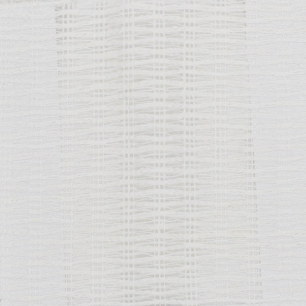 Rhapsody 3 Ivory by Stout Designer Fabric TEMPTATION II DRAPERY TEXTURES 79%POL 21%LIN TURKEY Horizontal: 0.500 and Vertical: 0.250 54 in - Swanky Fabrics -