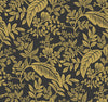 Canopy Gold & Black Wallpaper by Rifle Paper Co. Designer